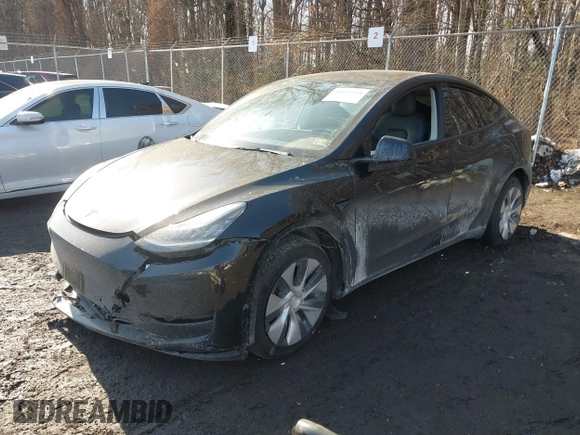 2022 Tesla Model Y Long Range with VIN 7SAYGDEE7NF316856, listed as a IAAI auction lot 41452234 with Not Provided miles and . Bid and sale history available at carsss.com. Image 2.