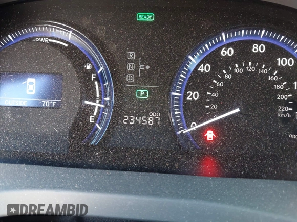 2010 Lexus HS 250h with VIN JTHBB1BA8A2002792, listed as a IAAI auction lot 41677476 with 234,587 mi miles and . Bid and sale history available at DreamBid. Image 7.