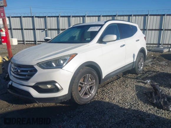 2017 Hyundai Santa Fe Sport 2.4L with VIN 5NMZU3LB9HH010581, listed as a IAAI auction lot 41758130 with 117,526 mi miles. Bid and sale history available at carsss.com. Image 17.