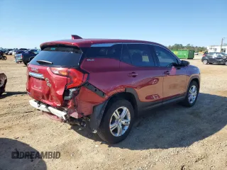 2020 GMC Terrain SLE with VIN 3GKALMEVXLL186911, listed as a Copart auction lot 48308735 with 53,941 mi miles and Salvage Title. Bid and sale history available at carsss.com. Image 3.
