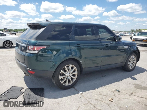 2016 Land Rover Range Rover Sport HSE with VIN SALWR2PFXGA664616, listed as a Copart auction lot 58308375 with 110,139 mi miles and Salvage title. Bid and sale history available at DreamBid. Image 3.