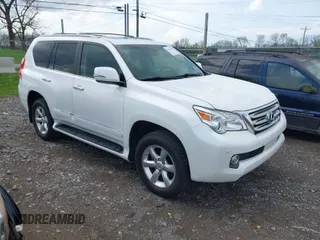 2013 Lexus GX 460 with VIN JTJBM7FX2D5056487, listed as a IAAI auction lot 41964983 with 220,005 mi miles and . Bid and sale history available at DreamBid. Image 1.