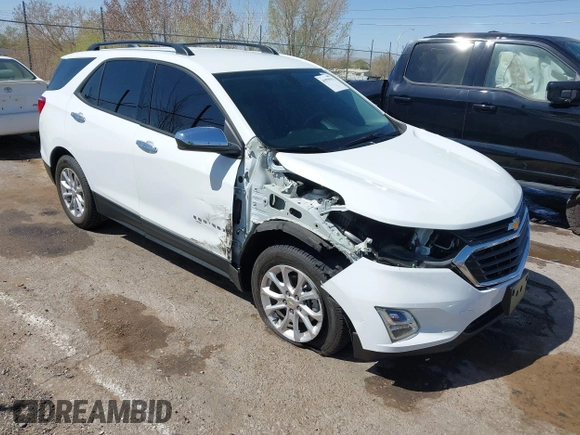 2019 Chevrolet Equinox LS z VIN 3GNAXHEV4KS593156, wystawiony jako IAAI lot #41979511 z przebiegiem 53 124 mil mil oraz . Historia ofert i sprzedaży dostępna na DreamBid. Obrazek 1.