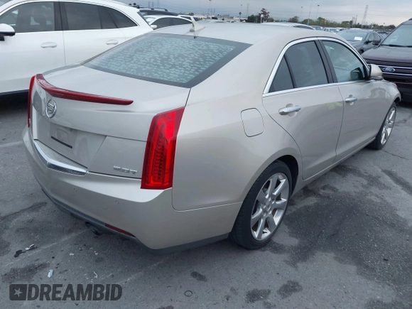 2013 Cadillac ATS Luxury with VIN 1G6AB5RX3D0139432, listed as a IAAI auction lot 41763469 with 61,878 mi miles. Bid and sale history available at carsss.com. Image 4.