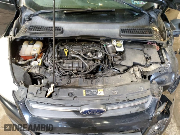 2013 Ford Escape SE with VIN 1FMCU9GX5DUA90541, listed as a Copart auction lot 58897585 with 124,593 mi miles and Salvage title. Bid and sale history available at DreamBid. Image 12.