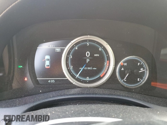 2016 Lexus GS 350 with VIN JTHBZ1BL3GA006793, listed as a Copart auction lot 43819005 with 101,882 mi miles and Salvage Title. Bid and sale history available at DreamBid. Image 9.