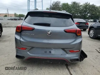2021 Buick Encore GX Essence with VIN KL4MMGSL9MB070851, listed as a Copart auction lot 62537435 with Not provided miles and Salvage title. Bid and sale history available at DreamBid. Image 6.
