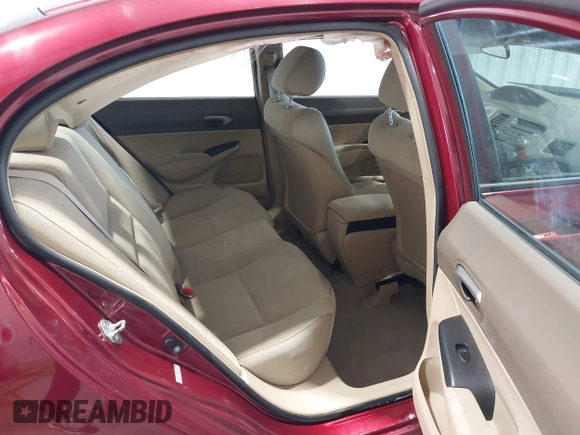 2008 Honda Civic LX with VIN 1HGFA16518L054760, listed as a IAAI auction lot 42051809 with 141,763 mi miles and . Bid and sale history available at DreamBid. Image 8.