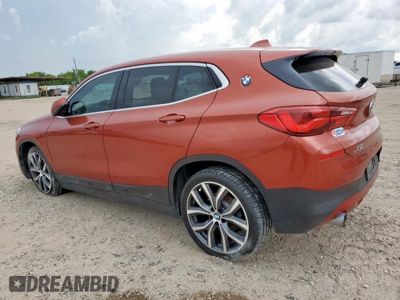 2018 BMW X2 sDrive28i with VIN WBXYJ3C37JEJ75893, listed as a Copart auction lot 62513565 with 62,029 mi miles and Salvage title. Bid and sale history available at DreamBid. Image 2.