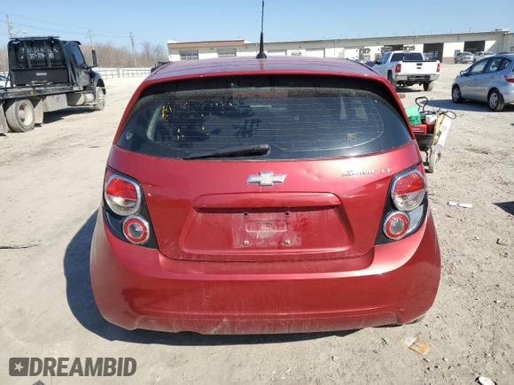 2013 Chevrolet Sonic LT with VIN 1G1JC6SH0D4165099, listed as a Copart auction lot 48513905 with 0 mi miles and Salvage Title. Bid and sale history available at carsss.com. Image 6.