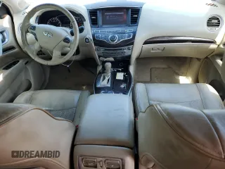 2014 Infiniti QX60 with VIN 5N1AL0MM5EC552698, listed as a Copart auction lot 57071675 with 123,610 mi miles and Salvage title. Bid and sale history available at DreamBid. Image 8.