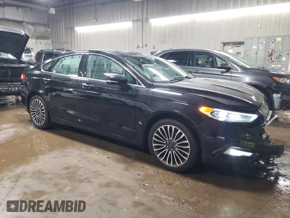 2017 Ford Fusion SE with VIN 3FA6P0H99HR271200, listed as a Copart auction lot 50537685 with 109,002 mi miles and Salvage Title. Bid and sale history available at carsss.com. Image 4.