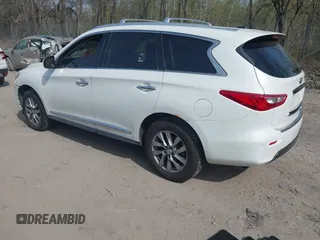 2013 Infiniti JX35 with VIN 5N1AL0MM7DC345759, listed as a IAAI auction lot 42154786 with 148,096 mi miles. Bid and sale history available at carsss.com. Image 3.
