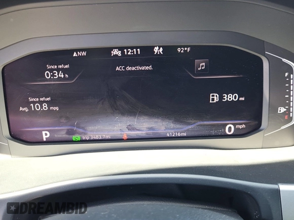 2023 Volkswagen Atlas SE z VIN 1V2HR2CA5PC526012, wystawiony jako IAAI lot #42796408 z przebiegiem 41 216 mil mil oraz . Historia ofert i sprzedaży dostępna na DreamBid. Obrazek 24.