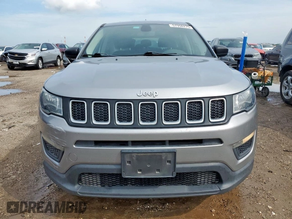 2021 Jeep Compass Sport with VIN 3C4NJCAB2MT510962, listed as a Copart auction lot 57950275 with 97,395 mi miles and Salvage title. Bid and sale history available at DreamBid. Image 5.