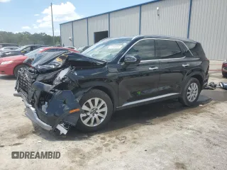 2023 Hyundai Palisade SEL с VIN KM8R2DGE3PU598254, выставлен на аукционе Copart как лот 57044995 с пробегом 44 941 миль миль и На запчасти • Non repairable. История ставок и продаж доступна на DreamBid. Изображение 1.