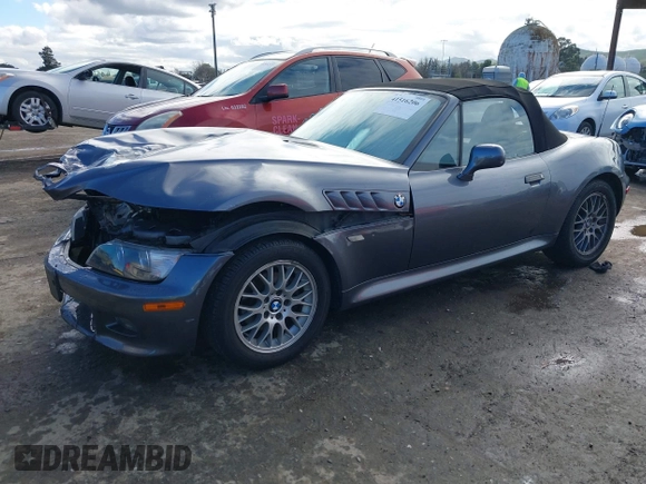 2000 BMW Z3 2.8 with VIN 4USCH3344YLF71259, listed as a IAAI auction lot 41516206 with 95,988 mi miles and . Bid and sale history available at DreamBid. Image 17.