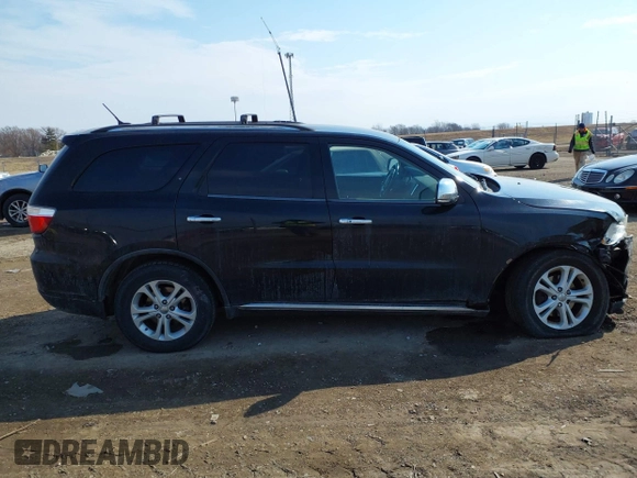 2012 Dodge Durango Crew with VIN 1C4RDJDG3CC118698, listed as a IAAI auction lot 41692050 with 177,659 mi miles and . Bid and sale history available at carsss.com. Image 13.