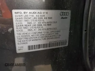 2011 Audi Q7 3.0L TDI Prestige with VIN WA1VMAFE7BD001199, listed as a Copart auction lot 66078714 with 139,173 mi miles and Salvage Title. Bid and sale history available at carsss.com. Image 13.