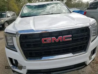 2022 GMC Yukon SLE with VIN 1GKS1AKD7NR201865, listed as a Copart auction lot 49668955 with 35,298 mi miles and Salvage Title. Bid and sale history available at carsss.com. Image 12.