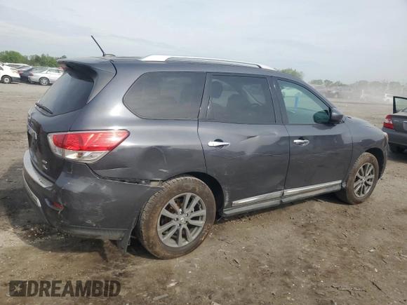 2014 Nissan Pathfinder SL with VIN 5N1AR2MM1EC723859, listed as a Copart auction lot 54532805 with 103,247 mi miles and Salvage Title. Bid and sale history available at carsss.com. Image 3.