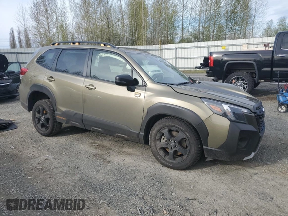 2023 Subaru Forester Wilderness with VIN JF2SKAMC6PH438886, listed as a Copart auction lot 52697755 with 6,551 mi miles and Salvage Title. Bid and sale history available at carsss.com. Image 4.