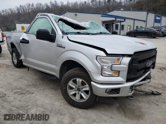 2017 Ford F-150 XL with VIN 1FTMF1EF9HKD68115, listed as a Copart auction lot 42555835 with Not provided miles and Salvage title. Bid and sale history available at DreamBid. Image 4.