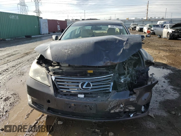 2011 Lexus ES with VIN JTHBK1EG2B2467537, listed as a Copart auction lot 46678245 with Not Provided miles and Salvage Title. Bid and sale history available at carsss.com. Image 5.