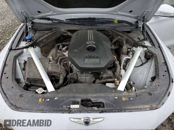 2019 Genesis G70 Advanced with VIN KMTG34LA5KU026138, listed as a Copart auction lot 81159054 with 99,964 mi miles and Salvage Title. Bid and sale history available at DreamBid. Image 12.