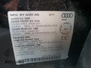 2018 Audi SQ5 Prestige with VIN WA1C4AFY3J2007576, listed as a Copart auction lot 81614504 with 119,120 mi miles and Salvage Title. Bid and sale history available at DreamBid. Image 13.