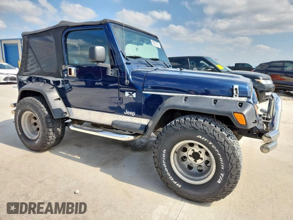2006 Jeep Wrangler X with VIN 1J4FA39S66P775734, listed as a Copart auction lot 59903755 with 145,041 mi miles and Clean title. Bid and sale history available at DreamBid. Image 4.