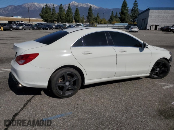 2014 Mercedes-Benz CLA 250 with VIN WDDSJ4EB4EN111884, listed as a Copart auction lot 49444735 with 111,618 mi miles and Salvage title. Bid and sale history available at DreamBid. Image 3.