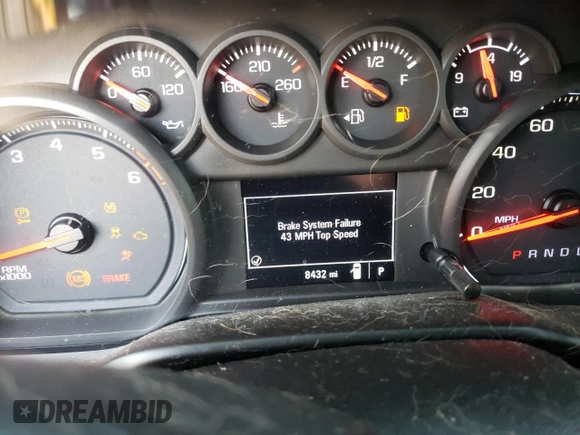 2020 Chevrolet Silverado 1500 Work Truck with VIN 1GCRWAEF3LZ134686, listed as a Copart auction lot 48921212 with 8,432 mi miles and Salvage Title. Bid and sale history available at DreamBid. Image 8.
