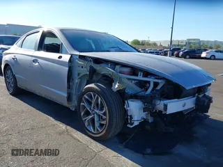 2023 Hyundai Sonata SEL z VIN KMHL14JA4PA282491, wystawiony jako IAAI lot #42218667 z przebiegiem 31 156 mil mil oraz . Historia ofert i sprzedaży dostępna na DreamBid. Obrazek 1.