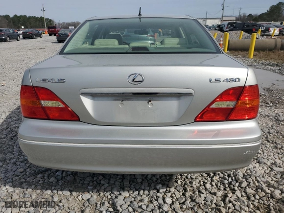 2003 Lexus LS 430 with VIN JTHBN30F530101697, listed as a Copart auction lot 48153815 with 123,414 mi miles and Salvage Title. Bid and sale history available at carsss.com. Image 6.