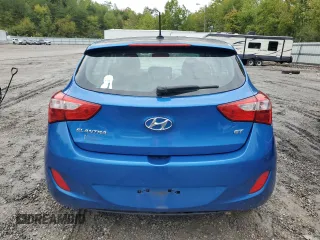 2017 Hyundai Elantra GT with VIN KMHD35LH6HU377018, listed as a Copart auction lot 72765934 with 67,883 mi miles and Salvage Title. Bid and sale history available at carsss.com. Image 6.