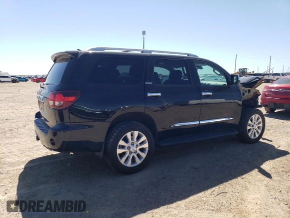 2019 Toyota Sequoia Platinum with VIN 5TDDY5G11KS166047, listed as a Copart auction lot 52504674 with 40,393 mi miles. Bid and sale history available at carsss.com. Image 3.