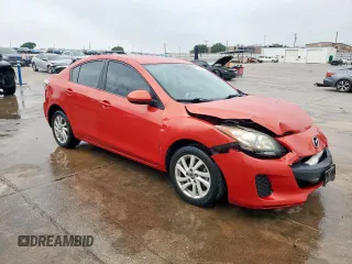 2013 Mazda 3 i Touring with VIN JM1BL1V74D1767779, listed as a Copart auction lot 54360115 with 120,405 mi miles and Salvage title. Bid and sale history available at DreamBid. Image 4.