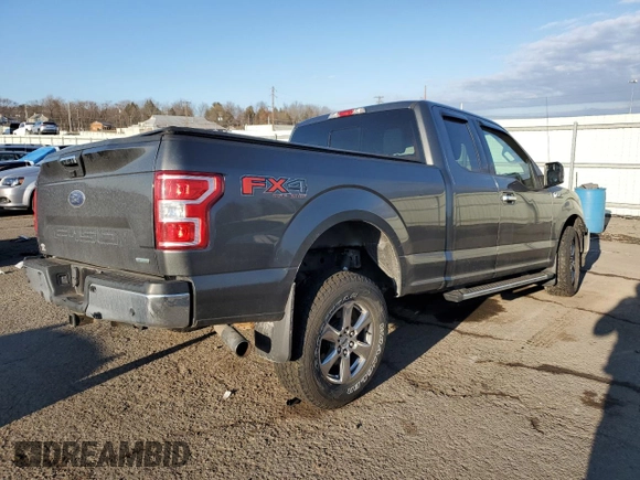 2018 Ford F-150 XL with VIN 1FTFX1EG1JKG09296, listed as a Copart auction lot 46672645 with Not Provided miles and Salvage Title. Bid and sale history available at carsss.com. Image 3.