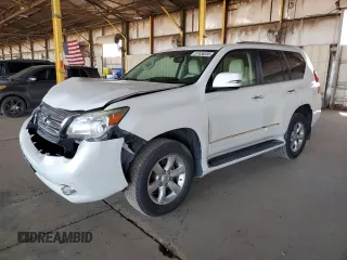 2012 Lexus GX 460 with VIN JTJBM7FX6C5047385, listed as a Copart auction lot 57436395 with 169,253 mi miles and Salvage title. Bid and sale history available at DreamBid. Image 1.