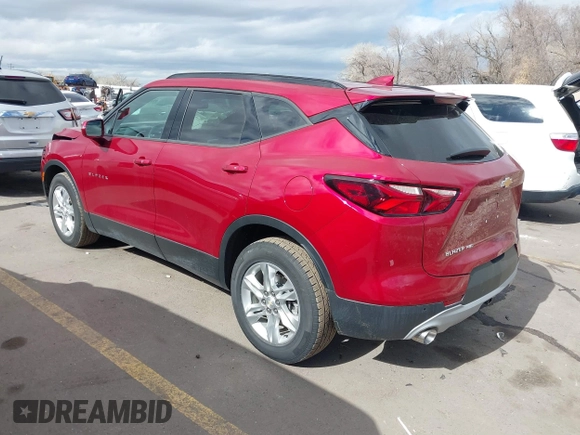2020 Chevrolet Blazer LT with VIN 3GNKBHRSXLS618131, listed as a IAAI auction lot 41663943 with 38,943 mi miles and . Bid and sale history available at DreamBid. Image 3.