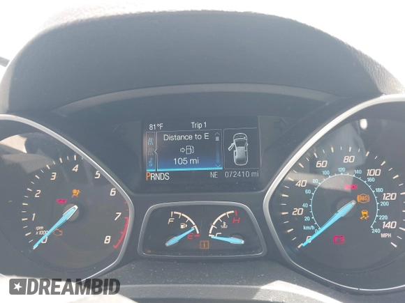 2013 Ford Escape SE with VIN 1FMCU9GXXDUD63179, listed as a IAAI auction lot 42017993 with 72,410 mi miles. Bid and sale history available at carsss.com. Image 7.