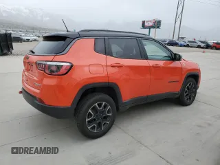 2019 Jeep Compass Trailhawk with VIN 3C4NJDDB5KT597819, listed as a Copart auction lot 51287675 with 126,454 mi miles and Salvage Title. Bid and sale history available at carsss.com. Image 3.