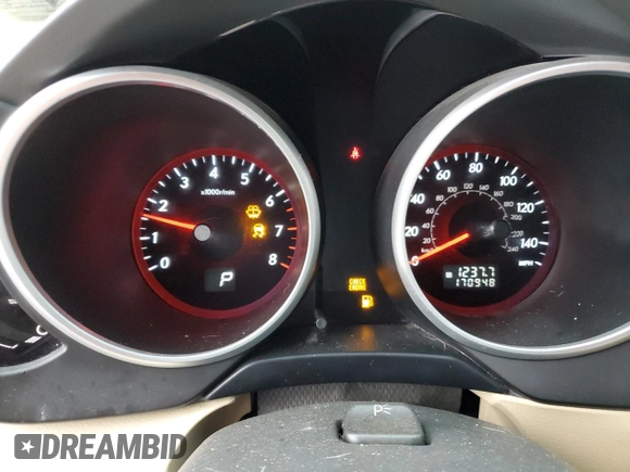 2012 Subaru Tribeca Limited with VIN 4S4WX9GD8C4401209, listed as a Copart auction lot 79505404 with 170,948 mi miles and Salvage title. Bid and sale history available at DreamBid. Image 9.
