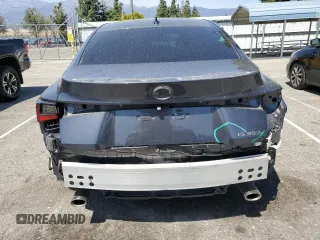 2022 Lexus IS 350 F Sport with VIN JTHGZ1B27N5055935, listed as a Copart auction lot 52050285 with 40,586 mi miles and Salvage title. Bid and sale history available at DreamBid. Image 6.