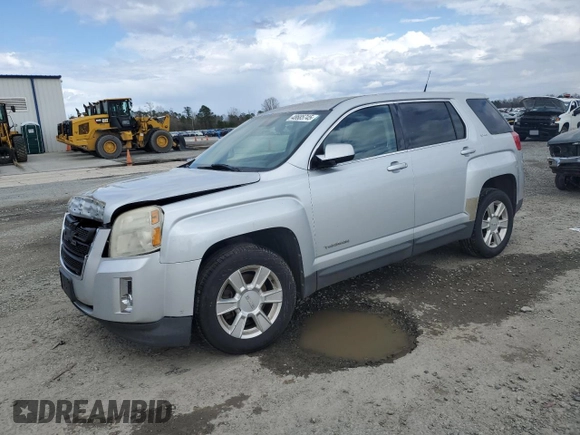 2012 GMC Terrain SLE-1 with VIN 2GKFLREK5C6204504, listed as a Copart auction lot 48685745 with 141,708 mi miles and Salvage Title. Bid and sale history available at carsss.com. Image 1.