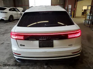 2021 Audi Q8 Premium Plus with VIN WA1EVAF14MD033153, listed as a Copart auction lot 47657525 with 52,168 mi miles and Salvage Title. Bid and sale history available at carsss.com. Image 6.