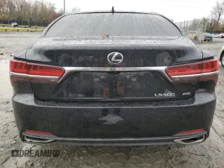 2019 Lexus LS 500 with VIN JTHC51FF1K5005423, listed as a Copart auction lot 80461064 with 73,595 mi miles and Salvage title. Bid and sale history available at DreamBid. Image 6.