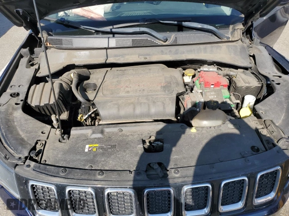 2020 Jeep Compass Altitude with VIN 3C4NJCBB4LT105392, listed as a Copart auction lot 44616755 with 196,044 mi miles and Clean Title. Bid and sale history available at carsss.com. Image 11.