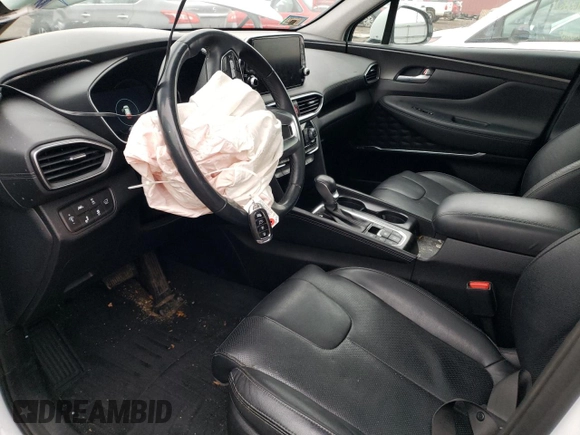 2019 Hyundai Santa Fe Ultimate with VIN 5NMS5CAA5KH107101, listed as a Copart auction lot 36755253 with 43,696 mi miles and . Bid and sale history available at DreamBid. Image 7.